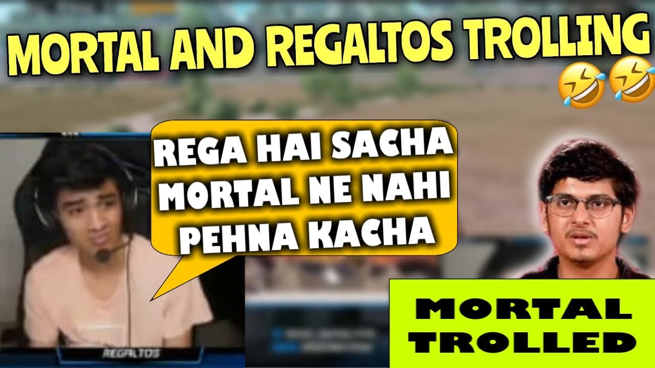 MORTAL TROLLED🤣, MORTAL AND REGALTOS TROLLING EACH OTHER, FUNNY HIGHLIGHTS