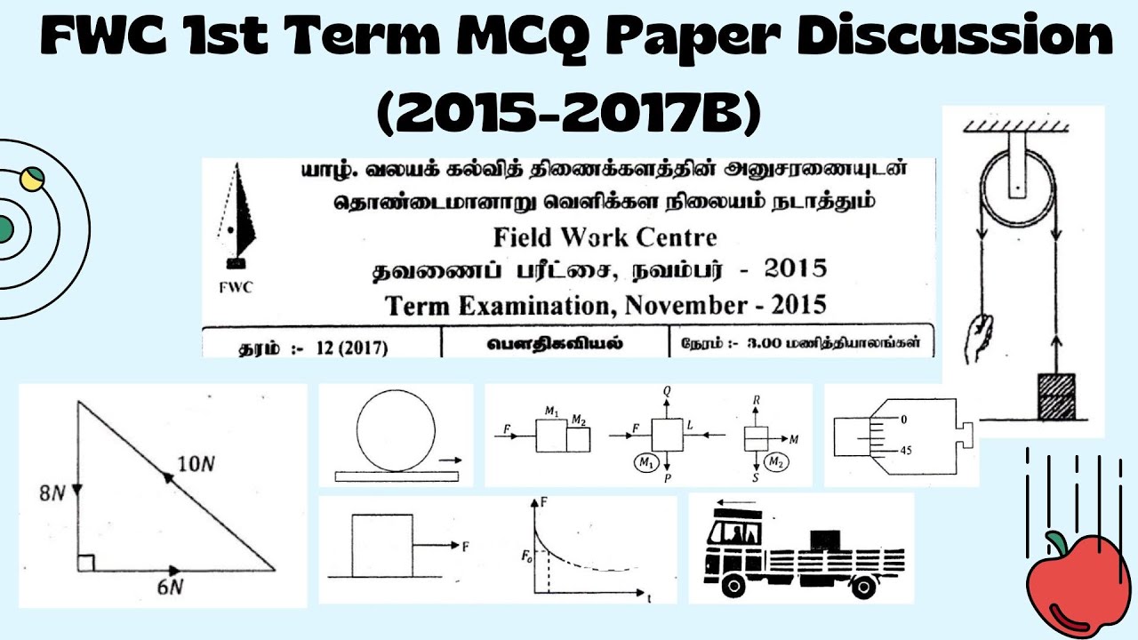 FWC Physics 1st Term MCQ Paper Discussion (2015 - 2017B)