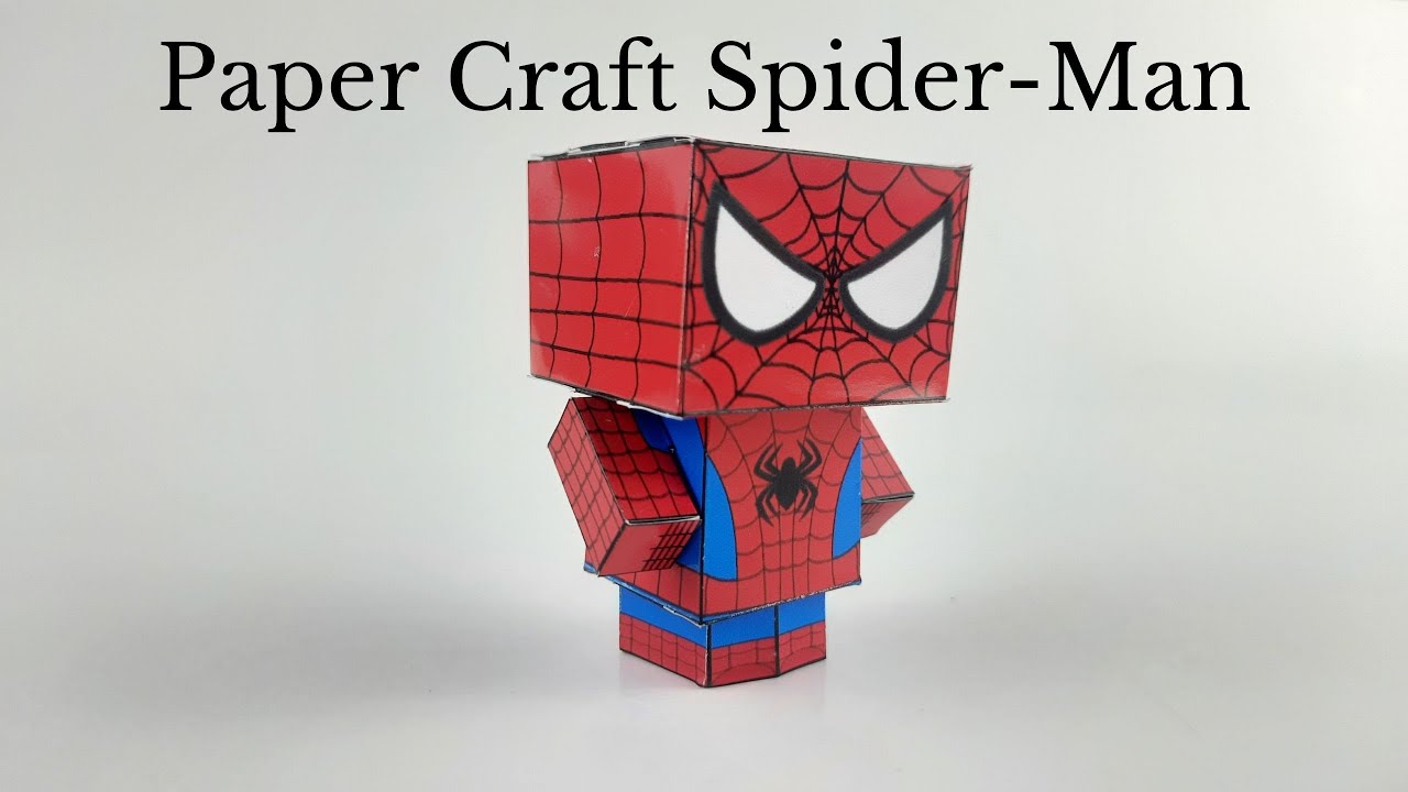 How To Create Papercraft Spider Man Diy Paper Crafts Youtube