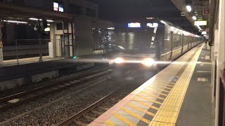 [223系リニューアルと225系L編成重連！] A快速 米原行き 甲子園口駅 通過