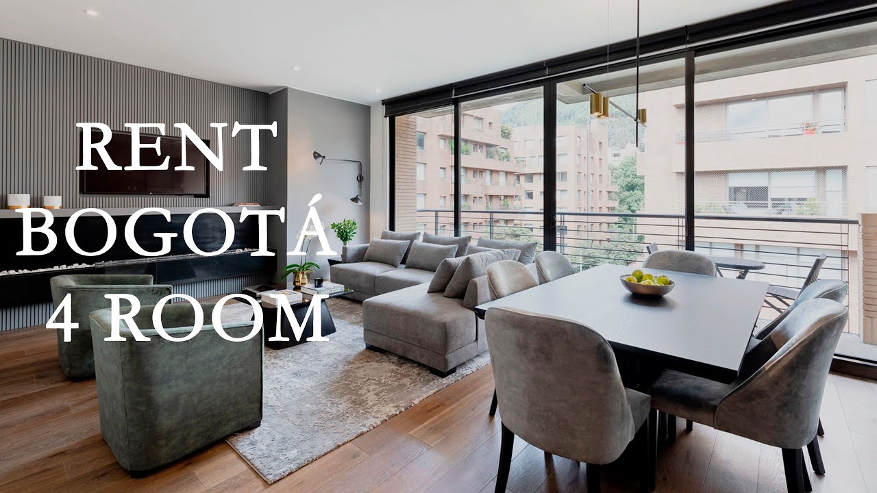 Renta de lujoso apartamento amoblado Bogota, el chico, 4 habitaciones, para largas y cortas estadias