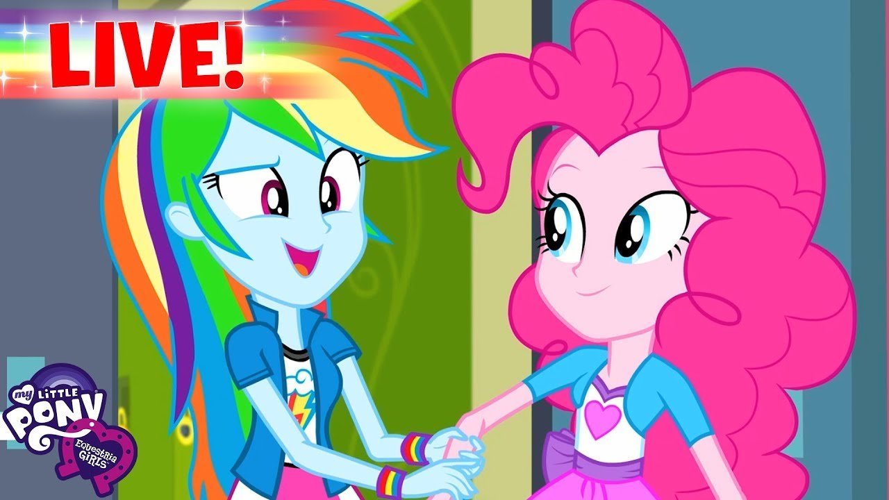 🔴 Equestria Girls LIVE 🔮 ALL MOVIES MARATHON 🎥 Full Movies Children's Cartoon | MLP EG