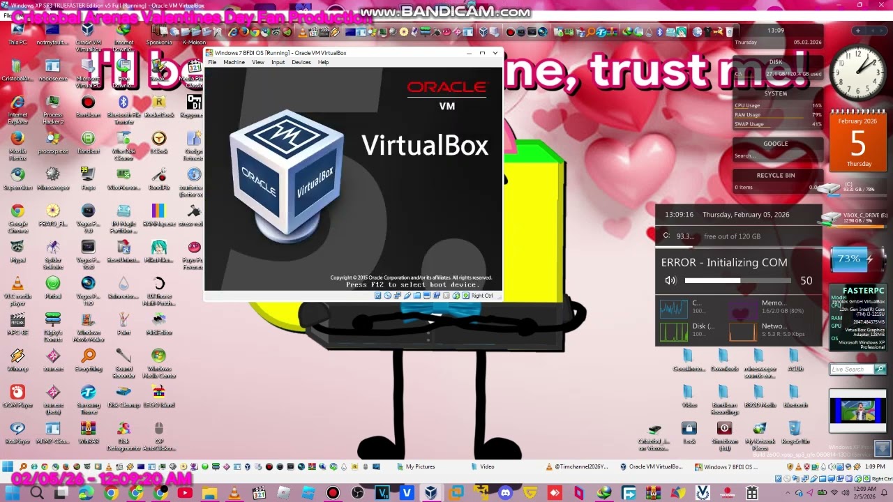 @AndroidFanProductionTH has BSOD VM Compilation (VBox 5.0.40, VPC2007 and Main VM Host)