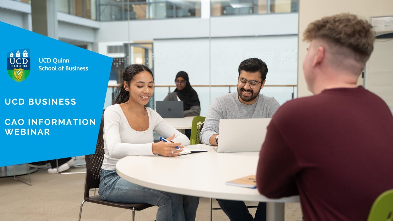 UCD Business - CAO Information Webinar 2026