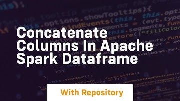 concatenate columns in apache spark dataframe