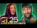 REACCION a CRISTINA - Uh Nana | SEGUNDO PASE DE MICROS GALA 10 | OT 2025 #OT2025