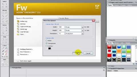 Como hacer un logo con fireworks Cs3