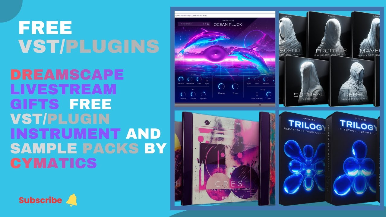 DREAMSCAPE Livestream Gifts - FREE VST/Plugin Instrument and Sample ...
