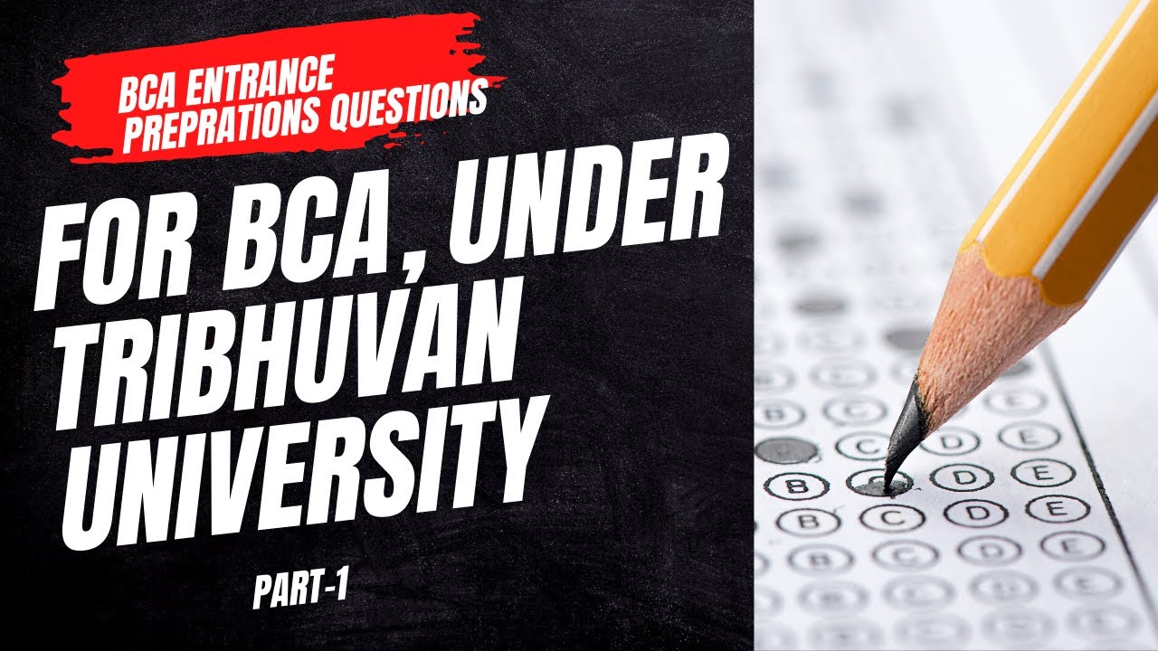 BCA Entrance Practice Question Part-1 | BCA Entrance preparation 2022 ...