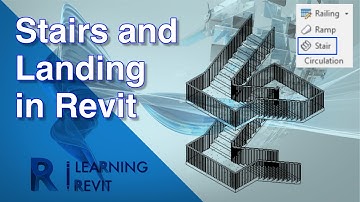 STAIRS AND LANDING | REVIT TUTORIAL FOR BEGINNERS #learningrevit #revit #bim #tutorial #stairs #3d