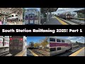 South Station Railfaning 2025! Part 1 of 2