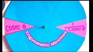 Maths working model | trigonometric identities | maths project | Maths model | math project |