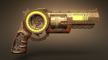 Steampunk Gun Turnaround