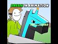 Dream In Animation VS Real Dream 😍🤯 #shorts #minecraft #dream #minecraft #clutchgod #gaming #viral