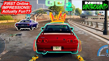 Need For Speed UNBOUND First ONLINE Impressions! THIS IS ACTUALLY FUN!!