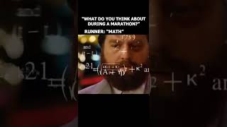 What do you think about during a marathon? Me:🤓