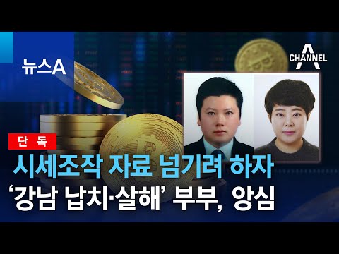 [단독]‘강남 납치·살해’ 부부, 코인 시세조작 자료 넘기려 하자 앙심 | 뉴스A