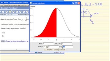 Chapter 7 margin of error estimate of Mean