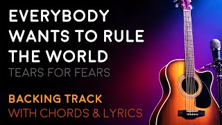 'Everybody Wants to Rule the World' Guitar Backing / Karaoke