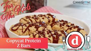 The Perfect Protein Snack Any Kid Will Love. Homemade Z Bars | Dashing Dish