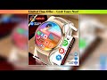 Deal 2025 New Lady Fashion Smart Watch women AMOLED HD Screen GPS Sport Heart Rate Bluetooth Call W