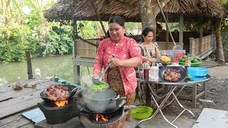 Dân Dã Miền Tây Với Món Ếch Đồng Kho Sả Ớt Thêm Mới Chuột Muối Chiên Là Hết Nồi Cơm | HLĐT 539