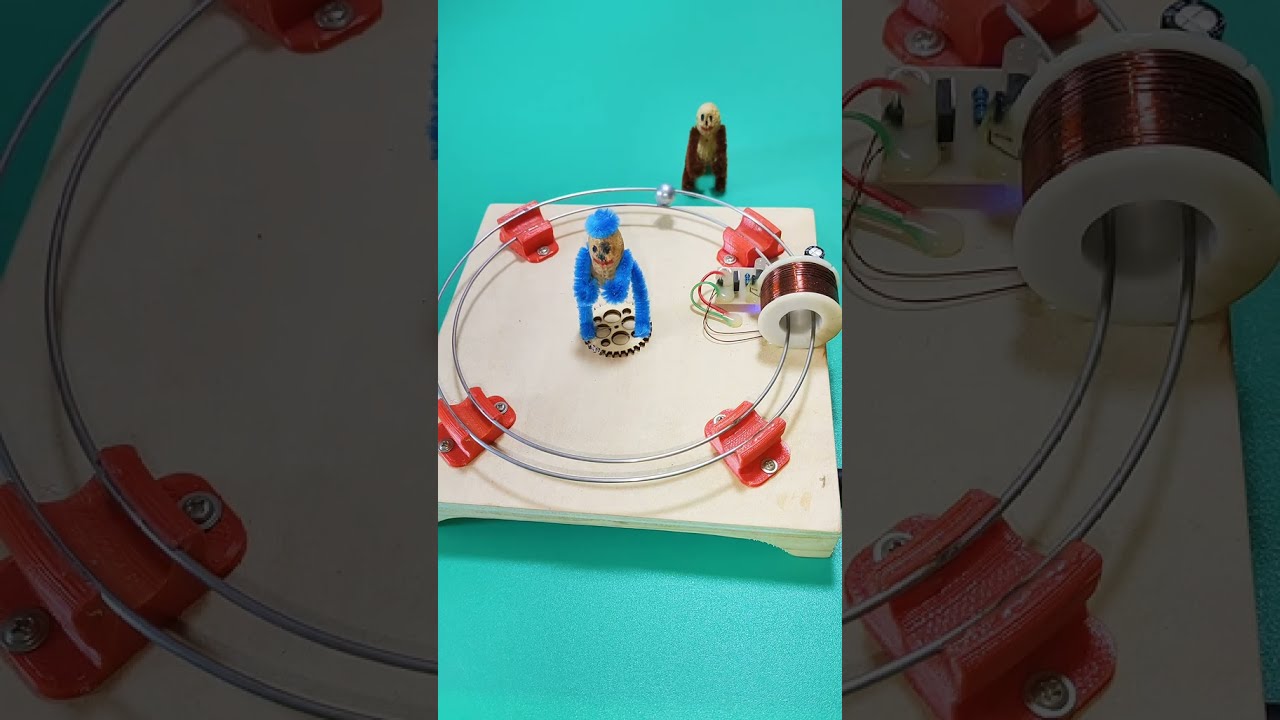Electromagnetic Accelerator Homemade Toys Handmade Diy