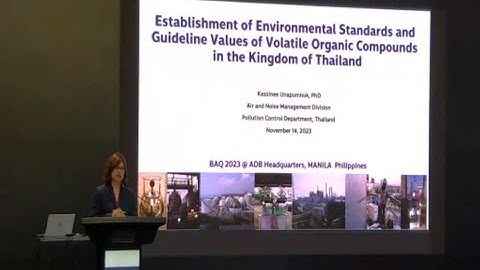 4.  Dr.  Kessinee - The Workshop on Knowledge Sharing for VOCs Related Activities in EANET