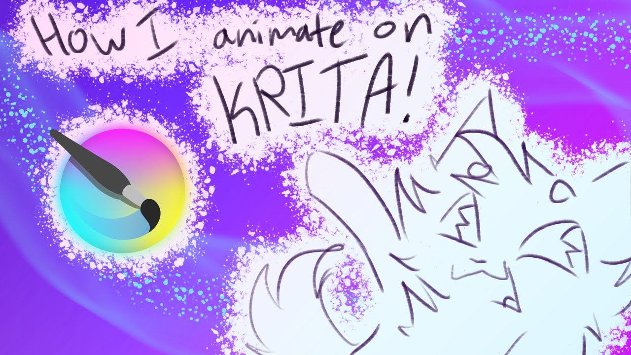 How I ANIMATE on KRITA! - YouTube