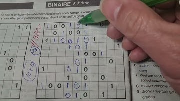 (#9885) Saturday. Binary01 Sudoku puzzle. Bonus Extra edition. 01-11-2025 Extra part 3 of 4