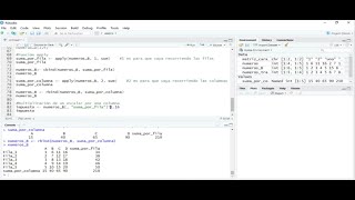 Estructuras de datos en R: Matrices
