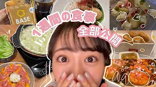 【食事vlog】１週間のリアルな食事公開！誕生日ディナー、深夜のマックや晩酌など全部撮影しました🥺