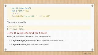 Understanding nil Interface Values in Golang