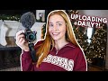 How To Survive Uploading Daily On YouTube // Vlogmas strategy and tips for daily vlogging