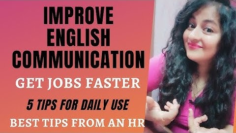 5 Simple Tips to Improve English Communication Skills #communicationskills #hr #readytogetupdate