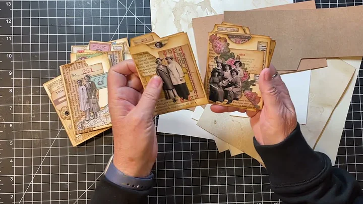 Scrappy Saturday! - Making Faux TH File Cards! - D...