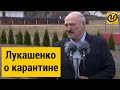 Лукашенко: В спину толкают - давайте карантин! Меня люди на вилы поднимут, нет такой необходимости