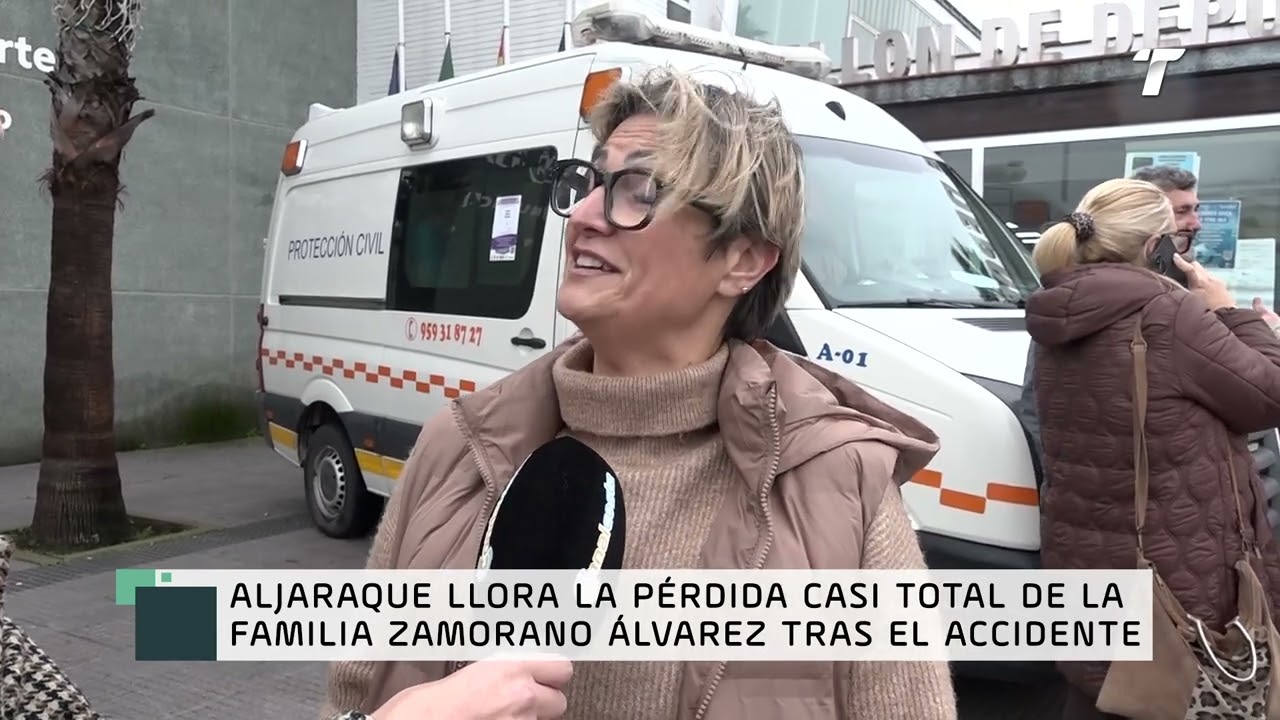 Aljaraque lamenta la pérdida de la familia Zamorano Álvarez tras el accidente ferroviario