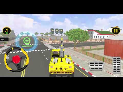 Heavy Excavator Crane Simulator Gameplay 🚜 | Construction Simulator Truck Loading 🏗️
