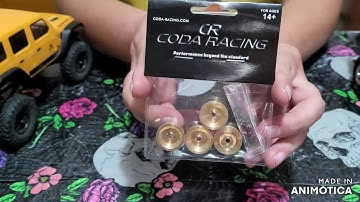 Super Easy Install! SCX24 Coda Racing Wheel Weight Install