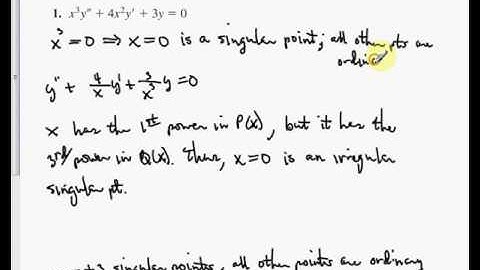 6 3 Power Series Solutions About Singular Points Part 1 SP 17