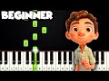 Go Find Out For Me - Luca Movie | BEGINNER PIANO TUTORIAL + SHEET MUSIC by Betacustic