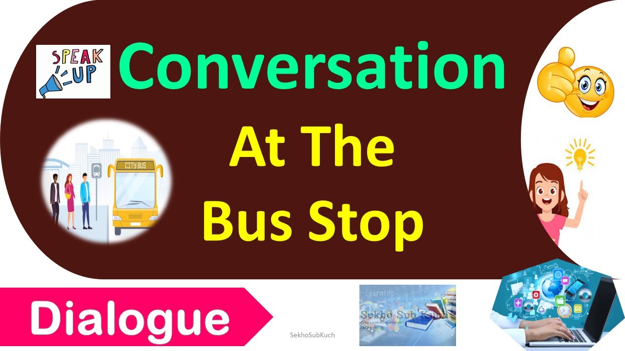 English Speaking At the Bus Stop || Girl and Boy Talking to Each Other ...
