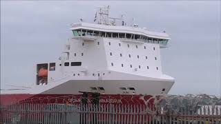 Massive Oceanex Connaigra Ferry Belfast Docks