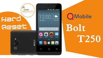 Qmobile BOLT T250 Hard Reset | Remove Pattern / Pin Code