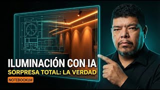 Como diseñar iluminación arquitectónica con IA. Tutorial NotebookLM y Gemini