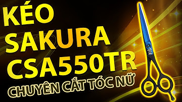 Kéo cắt tóc sakura csa550tr size 5 5 kéo 3 sao cực chất của hãng