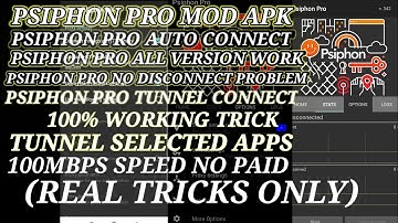 Psiphon Pro Mod Apk | No Disconnecct Problem | FULL SPEED | 100% WORKING 1SEC CONNECT PROOF#SPEED UN