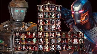 Mortal Kombat 9 - ATOM REAL STEEL & WAR MACHINE - Expert Tag Ladder - Gameplay @(1080p) - 60ᶠᵖˢ ✔