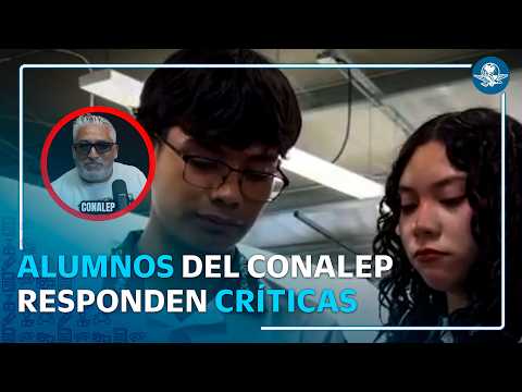 Alumnos del Conalep defienden su formación técnica tras comentarios de influencers
